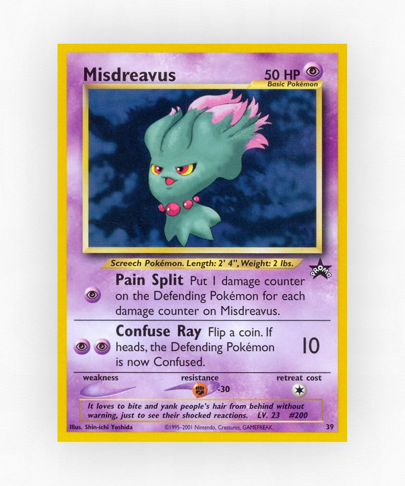Misdreavus - Wizards Black Star Promos 39 (Non-Holo)