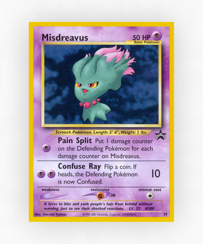 Misdreavus - Wizards Black Star Promos 39 (Non-Holo)
