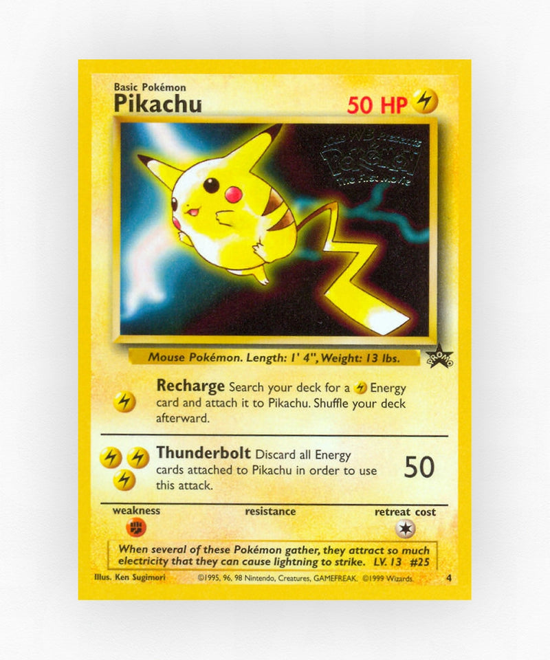 Pikachu - Wizards Black Star Promos 4 (Non-Holo)