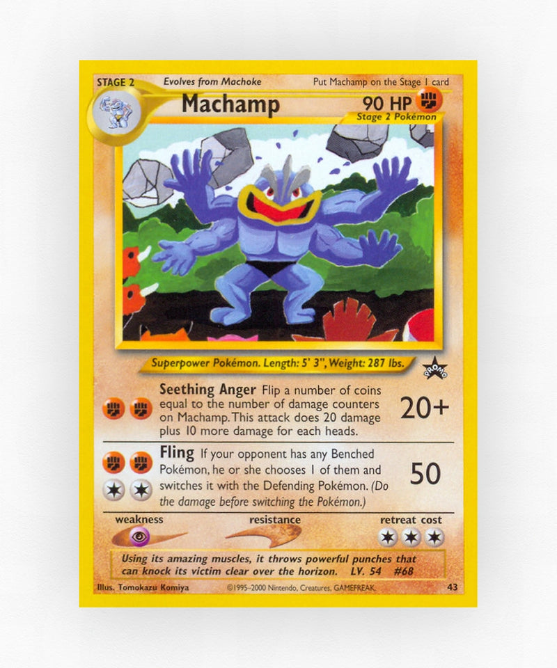 Machamp - Wizards Black Star Promos 43 (Non-Holo)