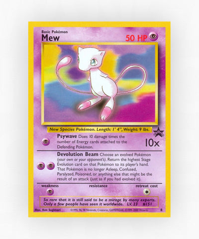Mew - Wizards Black Star Promos 8 (Non-Holo)