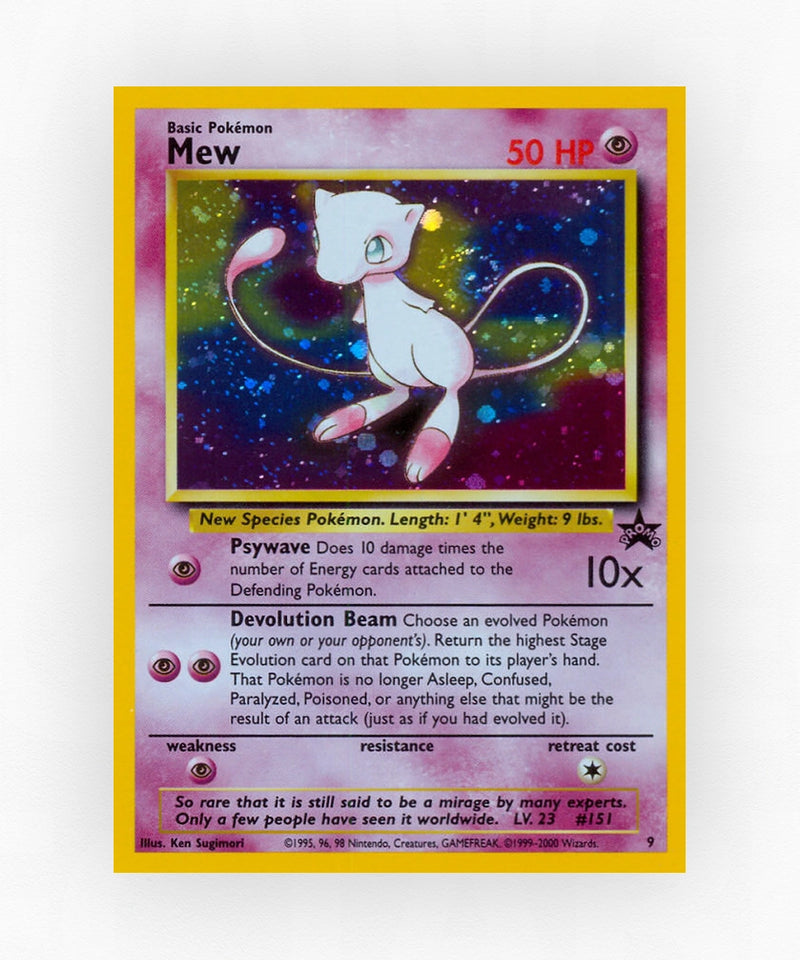 Mew - Wizards Black Star Promos 9 (Holo)