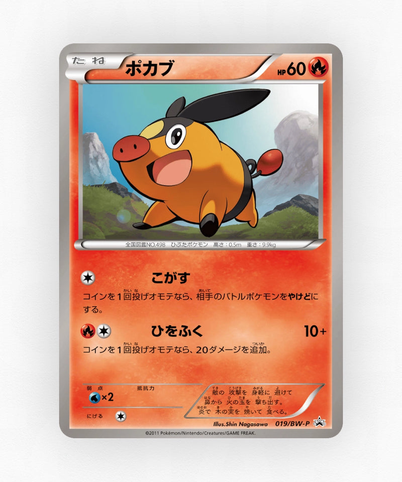Tepig - Black & White Promos 019/BW-P (Non-Holo)