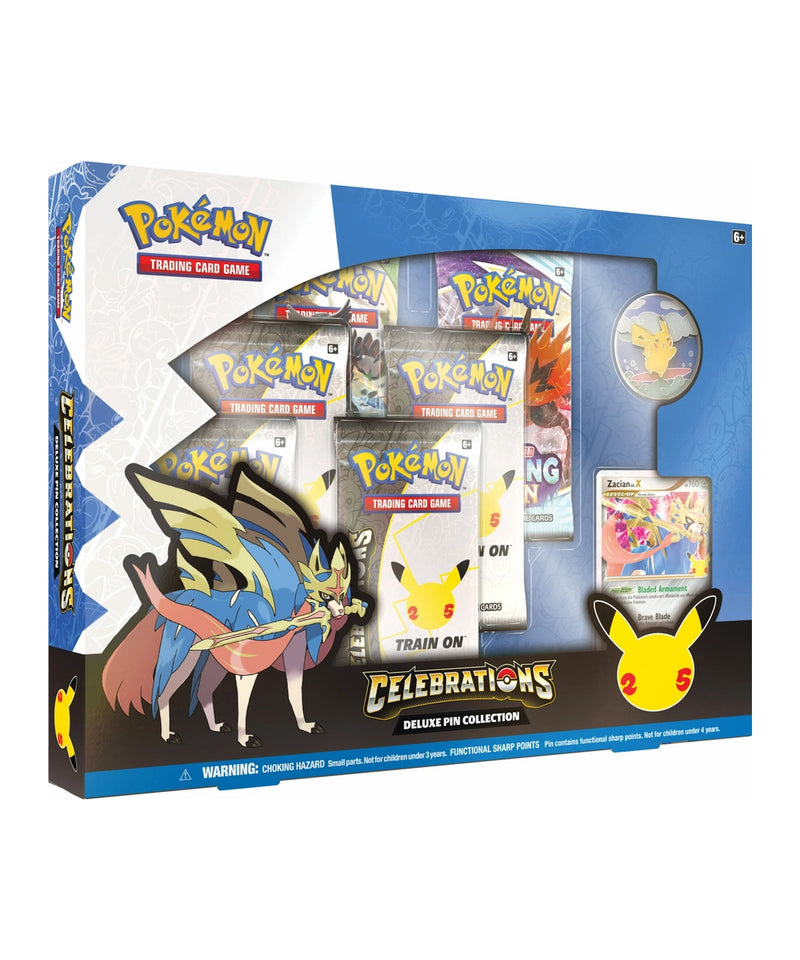 Celebrations Deluxe Pin Collection - Zacian LV. X