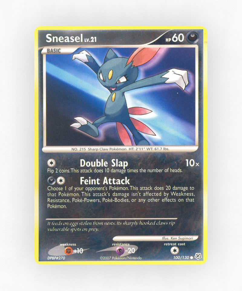 Sneasel - Diamond & Pearl 100/130 (Non-Holo)