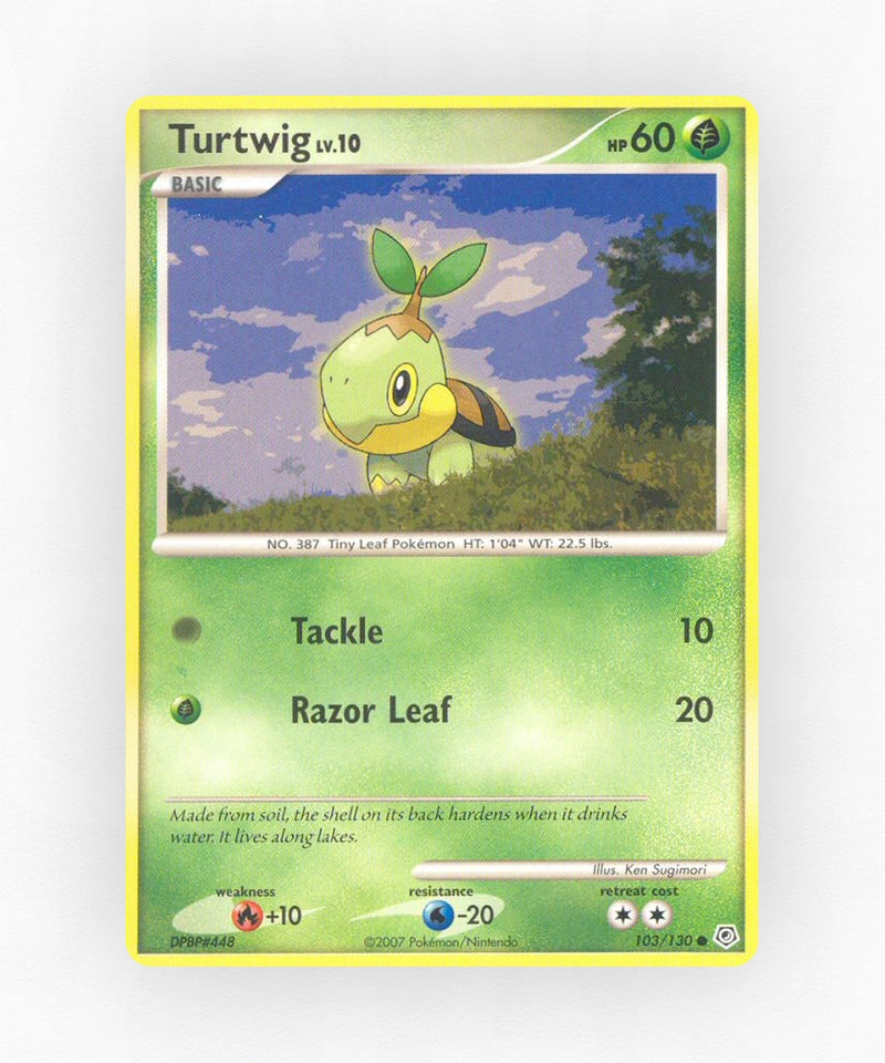 Turtwig - Diamond & Pearl 103/130 (Cosmos Holo)