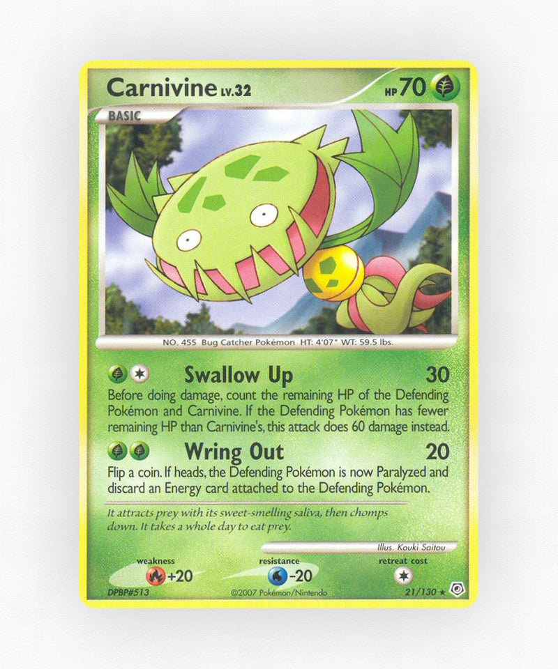 Carnivine - Diamond & Pearl 21/130 (Non-Holo)