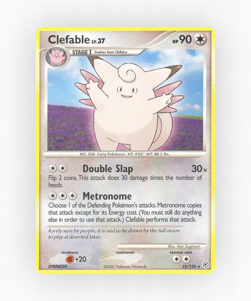 Clefable - Diamond & Pearl 22/130 (Reverse Holo)