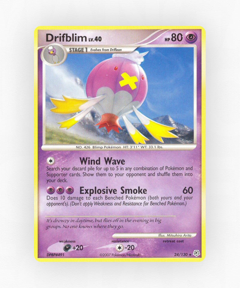 Drifblim - Diamond & Pearl 24/130 (Reverse Holo)