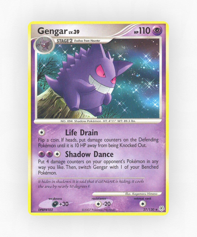 Gengar - Diamond & Pearl 27/130 (Reverse Holo)