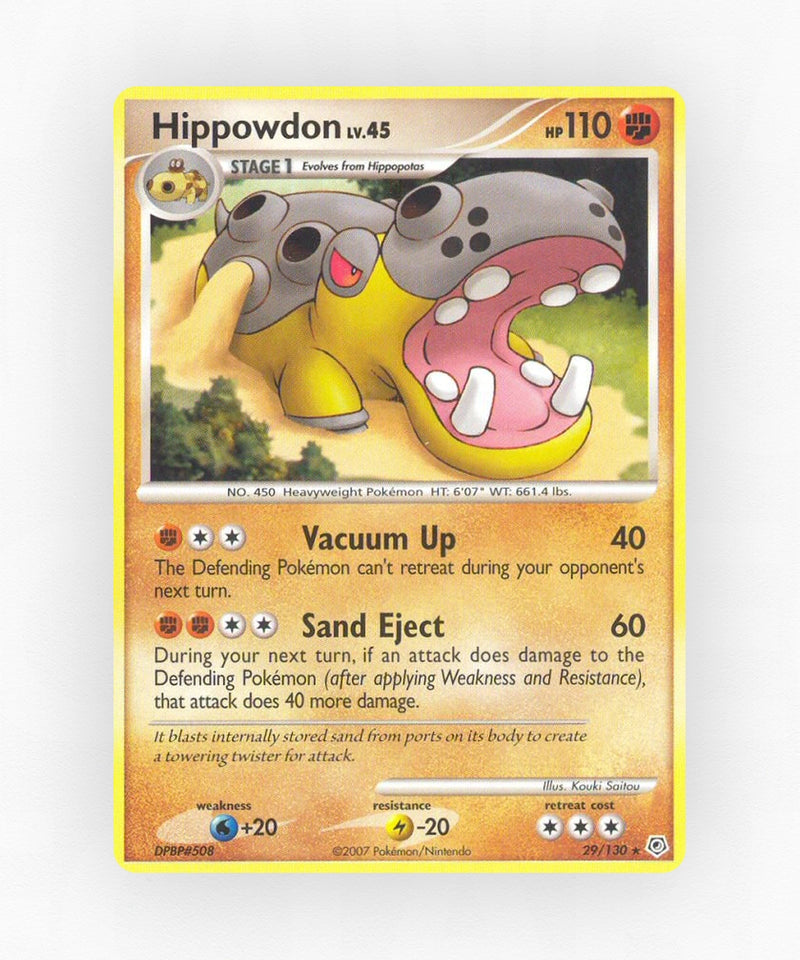 Hippowdon - Diamond & Pearl 29/130 (Non-Holo)