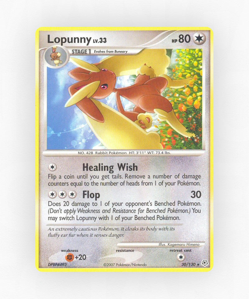 Lopunny - Diamond & Pearl 30/130 (Reverse Holo)