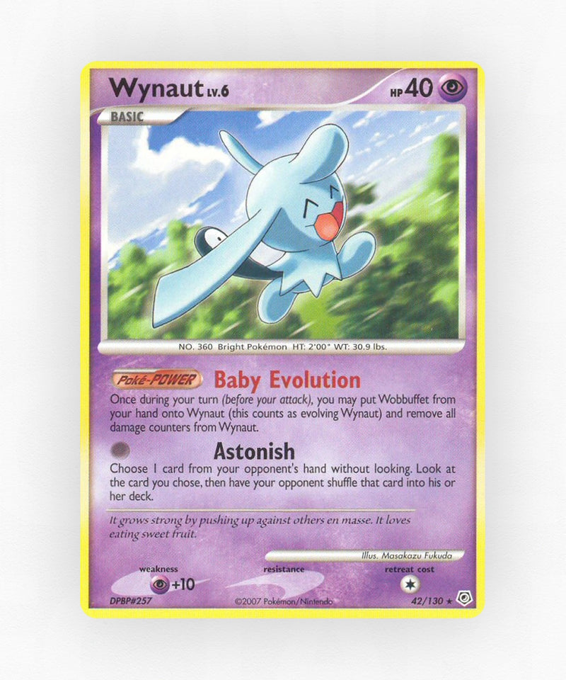 Wynaut - Diamond & Pearl 42/130 (Reverse Holo)