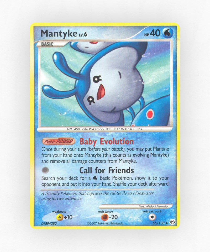 Mantyke - Diamond & Pearl 55/130 (Non-Holo)