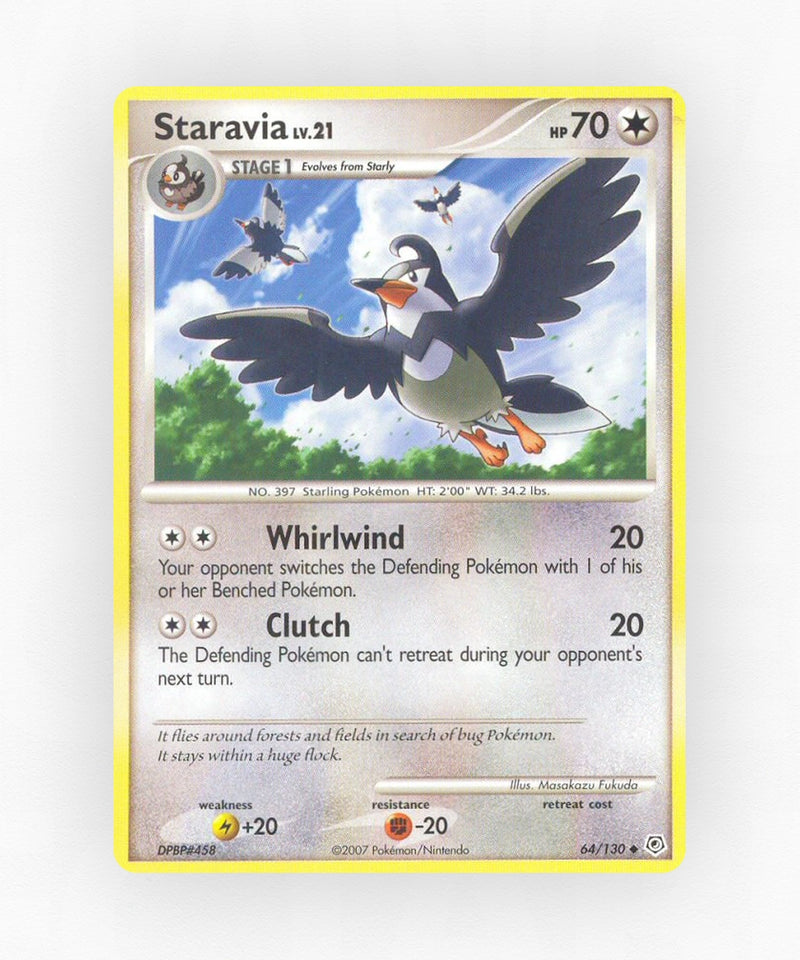 Staravia - Diamond & Pearl 64/130 (Non-Holo)