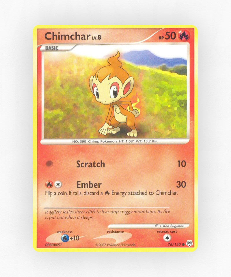 Chimchar - Diamond & Pearl 76/130 (Jumbo)