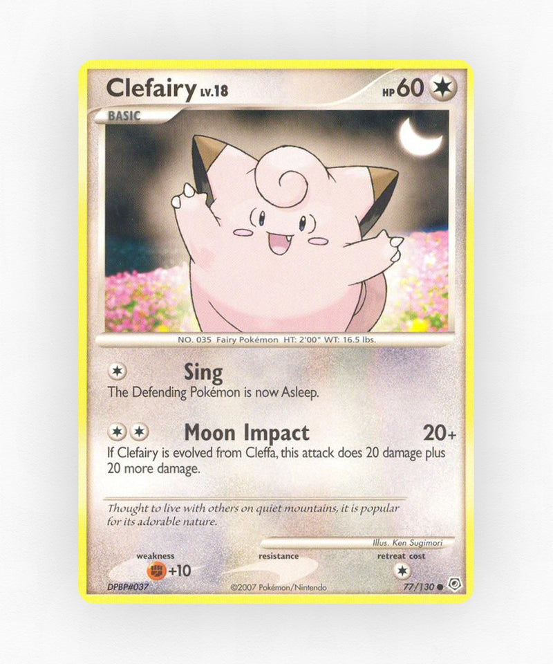 Clefairy - Diamond & Pearl 77/130 (Non-Holo)