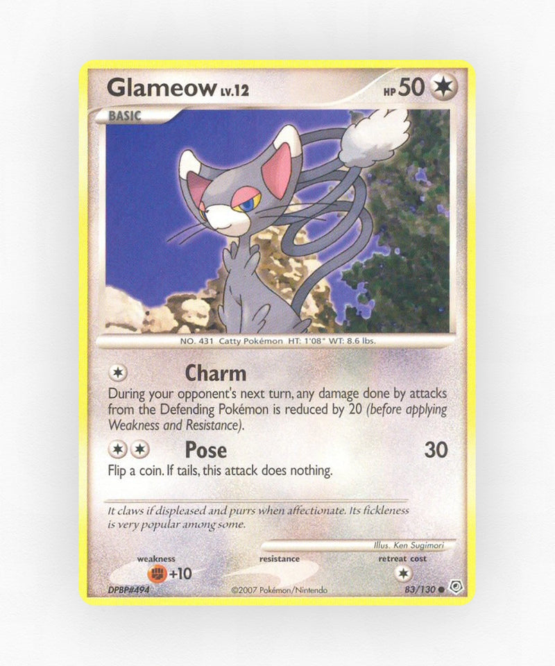 Glameow - Diamond & Pearl 83/130 (Non-Holo)