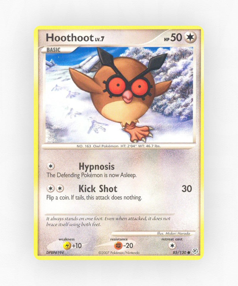 Hoothoot - Diamond & Pearl 85/130 (Non-Holo)