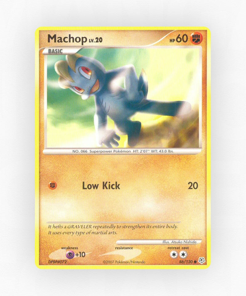 Machop - Diamond & Pearl 86/130 (Reverse Holo)