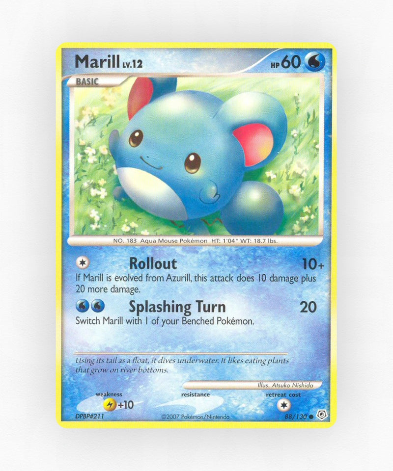 Marill - Diamond & Pearl 88/130 (Non-Holo)