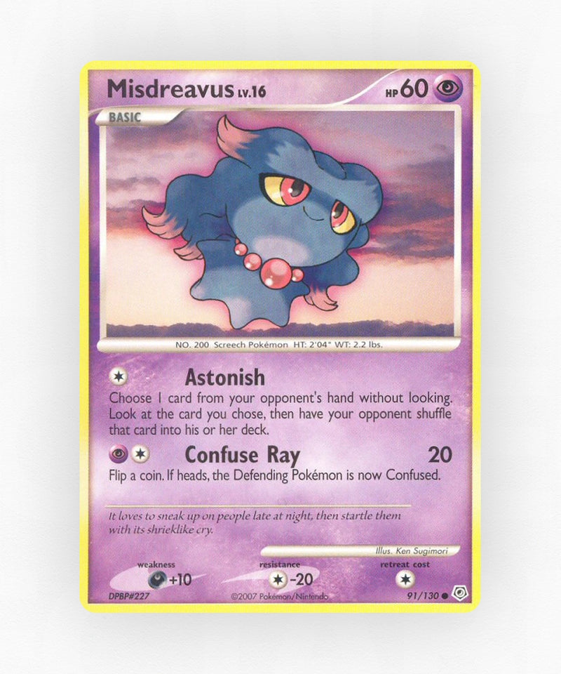 Misdreavus - Diamond & Pearl 91/130 (Non-Holo)