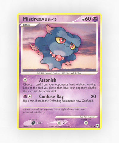Misdreavus - Diamond & Pearl 91/130 (Reverse Holo)