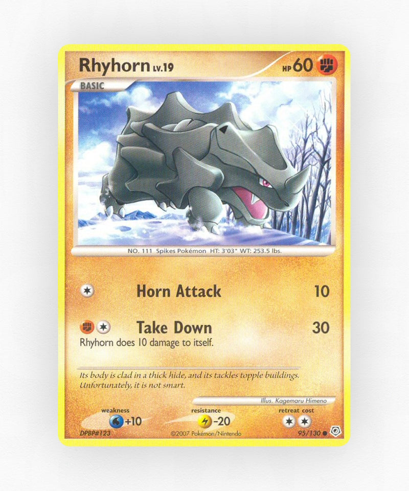 Rhyhorn - Diamond & Pearl 95/130 (Non-Holo)