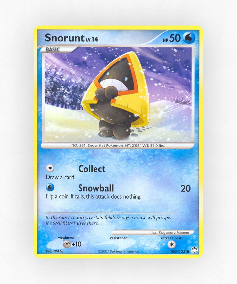 Snorunt - Mysterious Treasures 100/123 (Non-Holo)