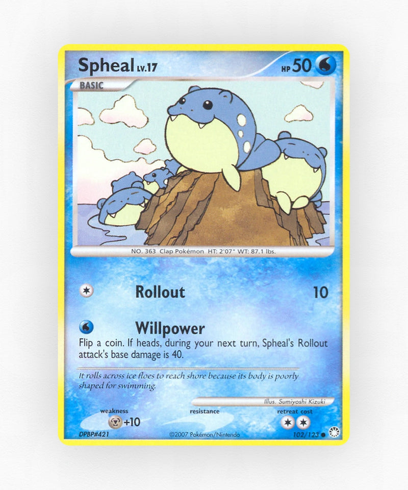 Spheal - Mysterious Treasures 102/123 (Reverse Holo)