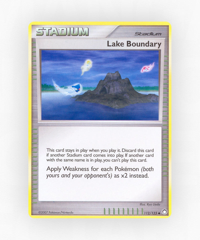 Lake Boundary - Mysterious Treasures 112/123 (Non-Holo)