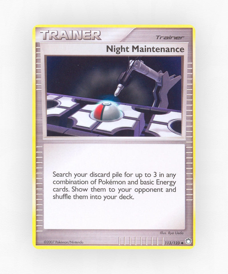 Night Maintenance - Mysterious Treasures 113/123 (Reverse Holo)