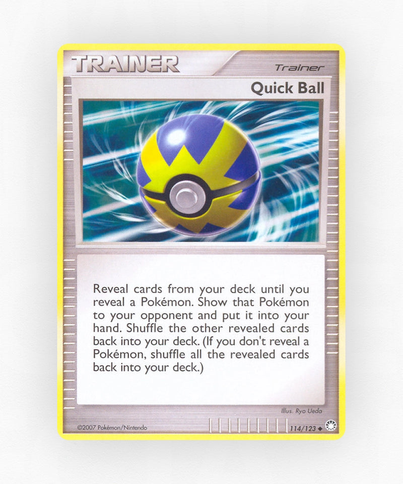 Quick Ball - Mysterious Treasures 114/123 (Reverse Holo)