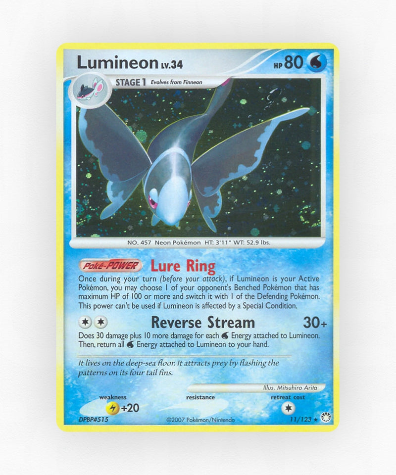 Lumineon - Mysterious Treasures 11/123 (Reverse Holo)
