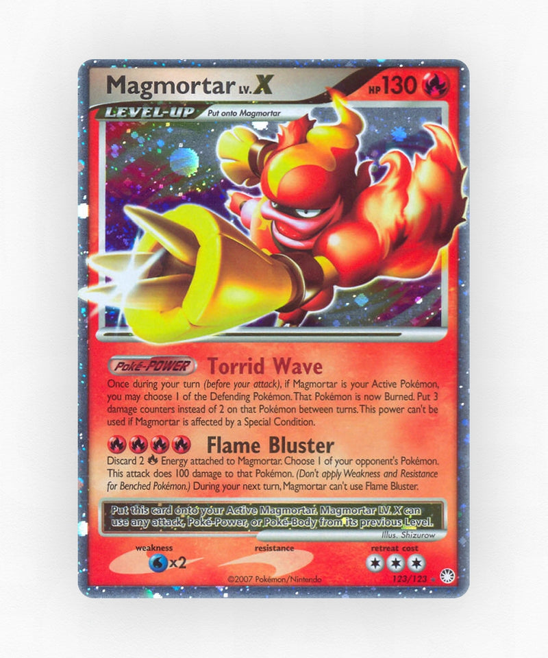 Magmortar LV.X - Mysterious Treasures 123/123 (Holo)