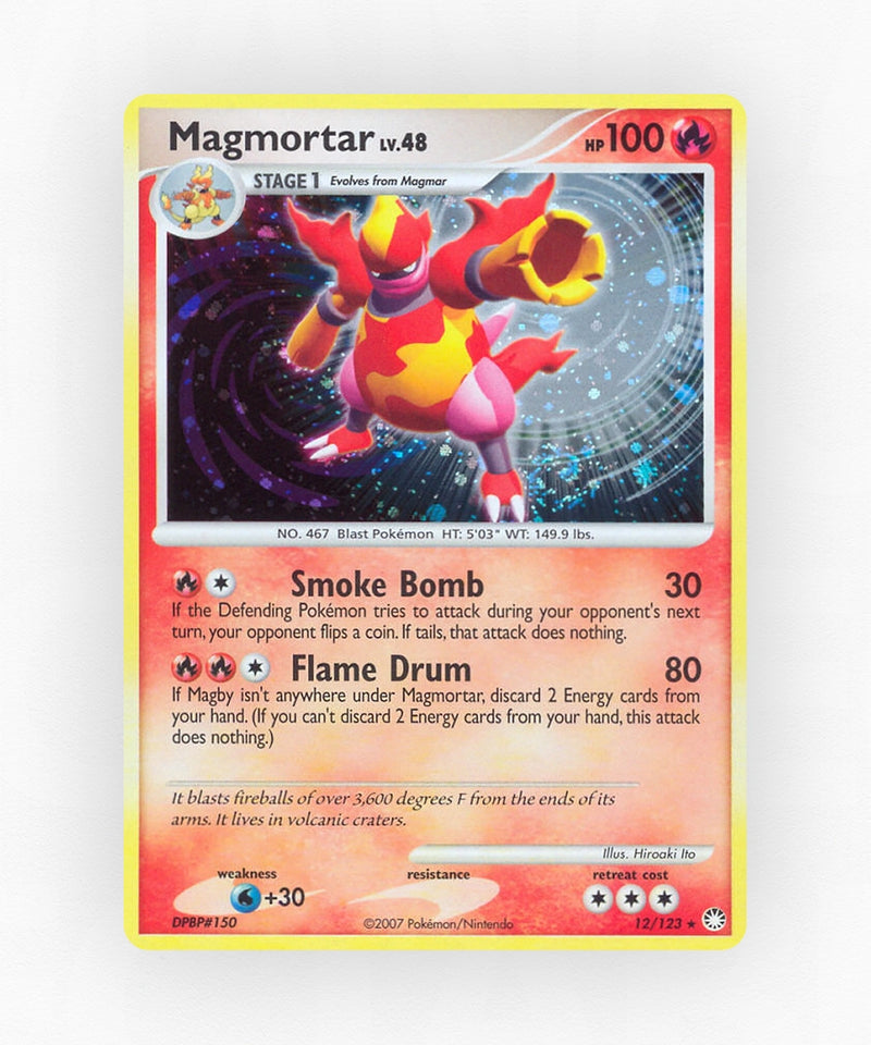 Magmortar - Mysterious Treasures 12/123 (Reverse Holo)
