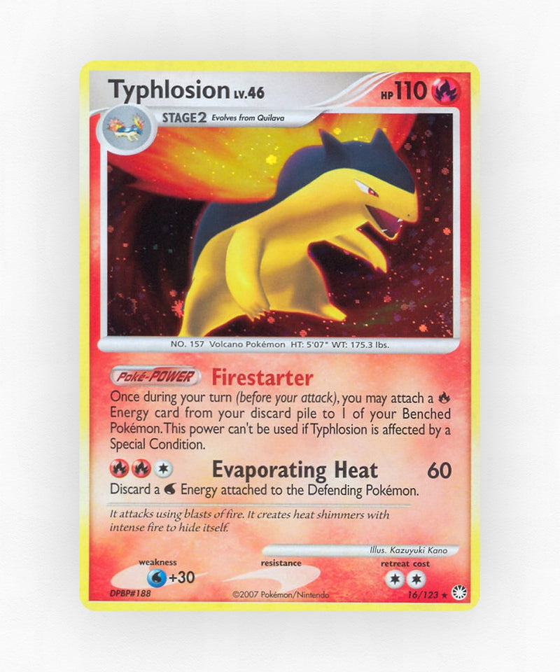 Typhlosion - Mysterious Treasures 16/123 (Holo)