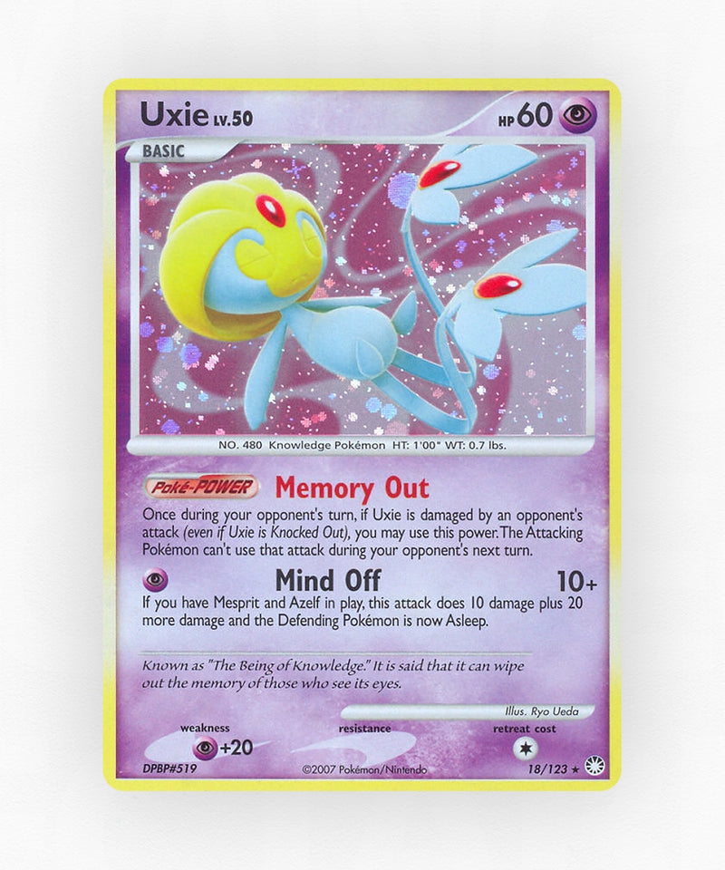 Uxie - Mysterious Treasures 18/123 (Holo)