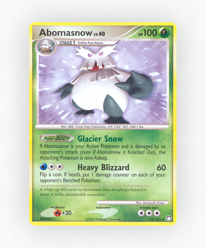 Abomasnow - Mysterious Treasures 19/123 (Reverse Holo)