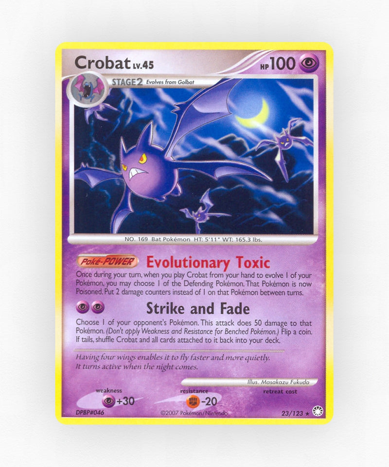 Crobat - Mysterious Treasures 23/123 (Reverse Holo)