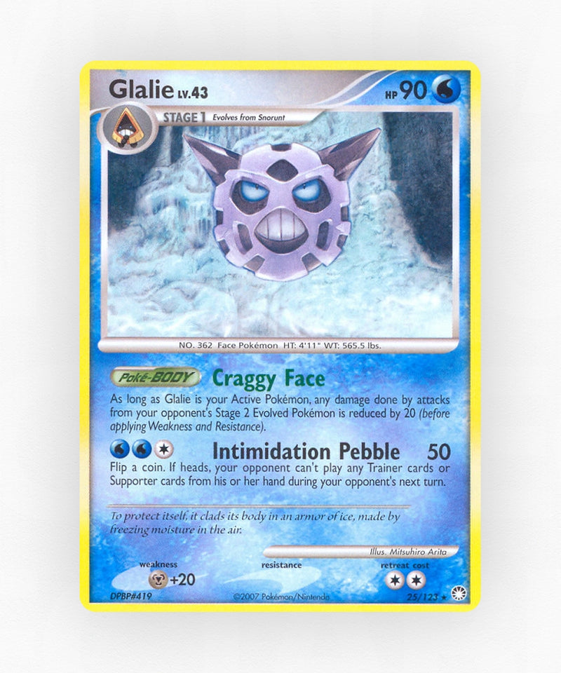 Glalie - Mysterious Treasures 25/123 (Reverse Holo)