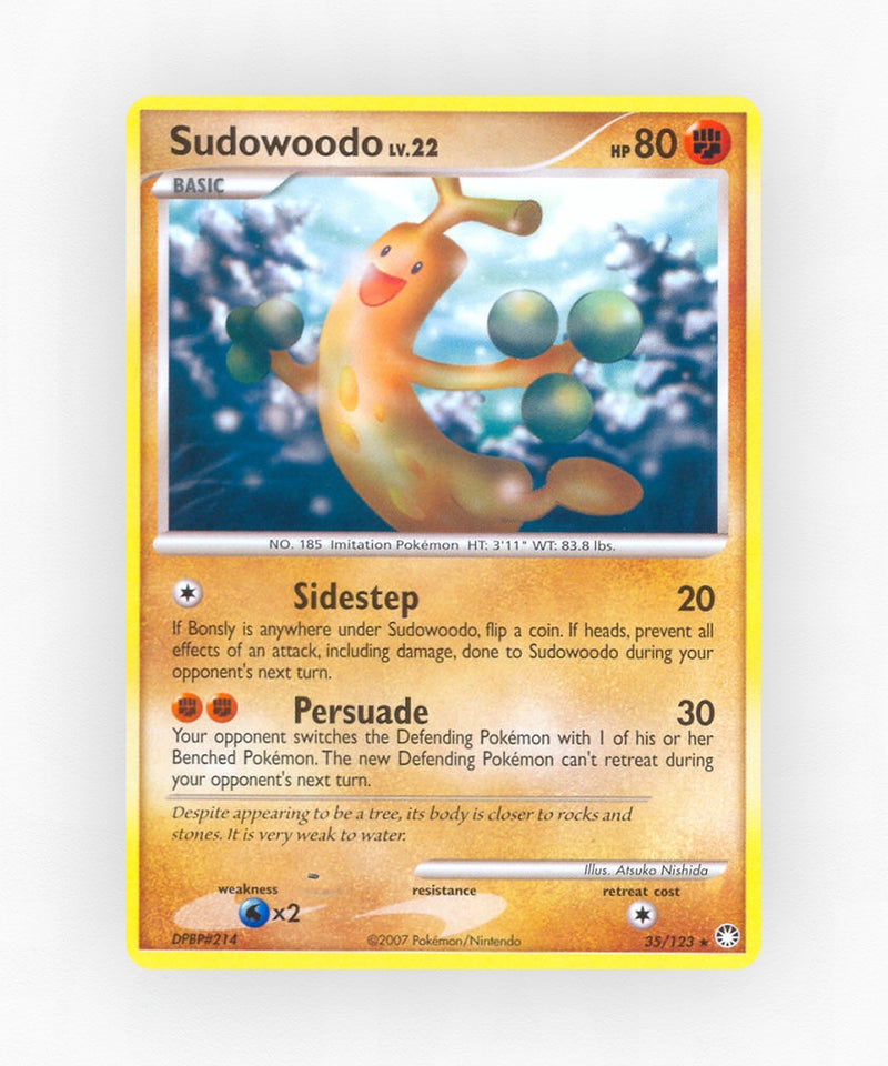 Sudowoodo - Mysterious Treasures 35/123 (Non-Holo)