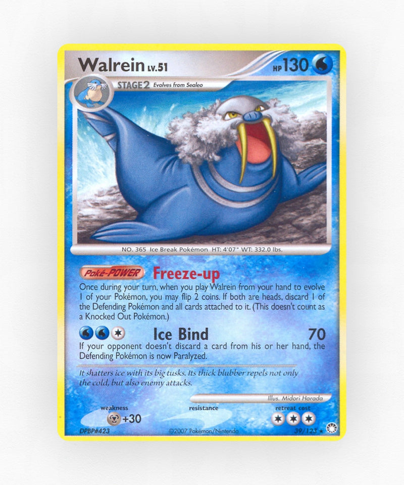 Walrein - Mysterious Treasures 39/123 (Reverse Holo)