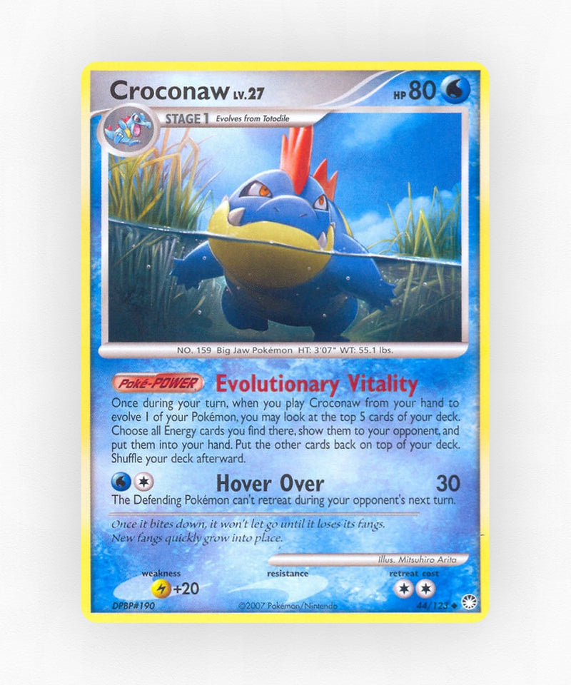 Croconaw - Mysterious Treasures 44/123 (Reverse Holo)