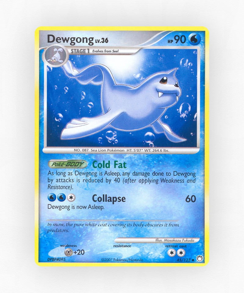 Dewgong - Mysterious Treasures 45/123 (Non-Holo)