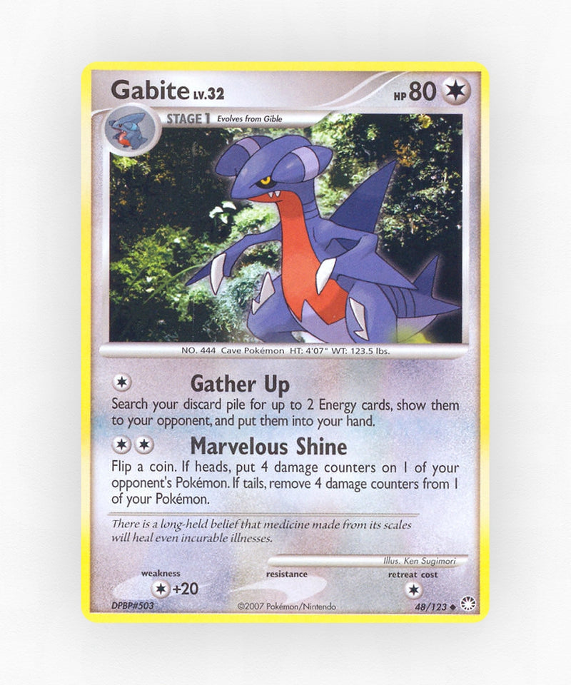 Gabite - Mysterious Treasures 48/123 (Non-Holo)