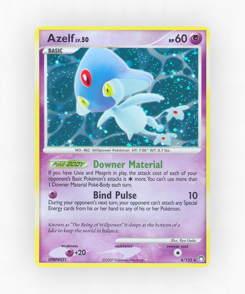 Azelf - Mysterious Treasures 4/123 (Reverse Holo)