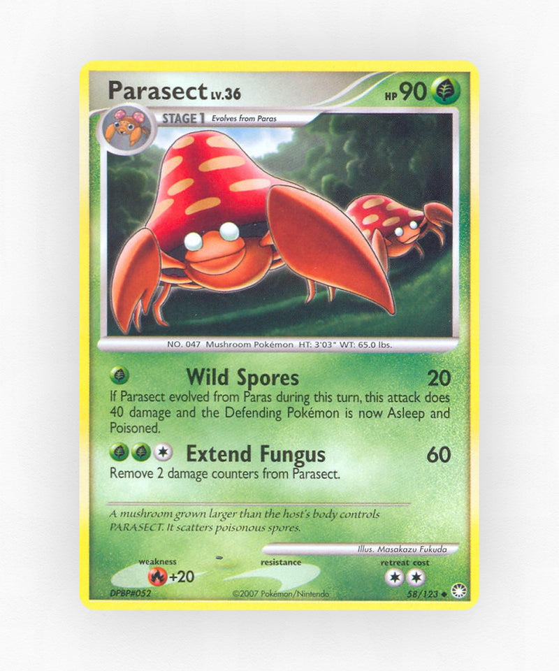 Parasect - Mysterious Treasures 58/123 (Non-Holo)