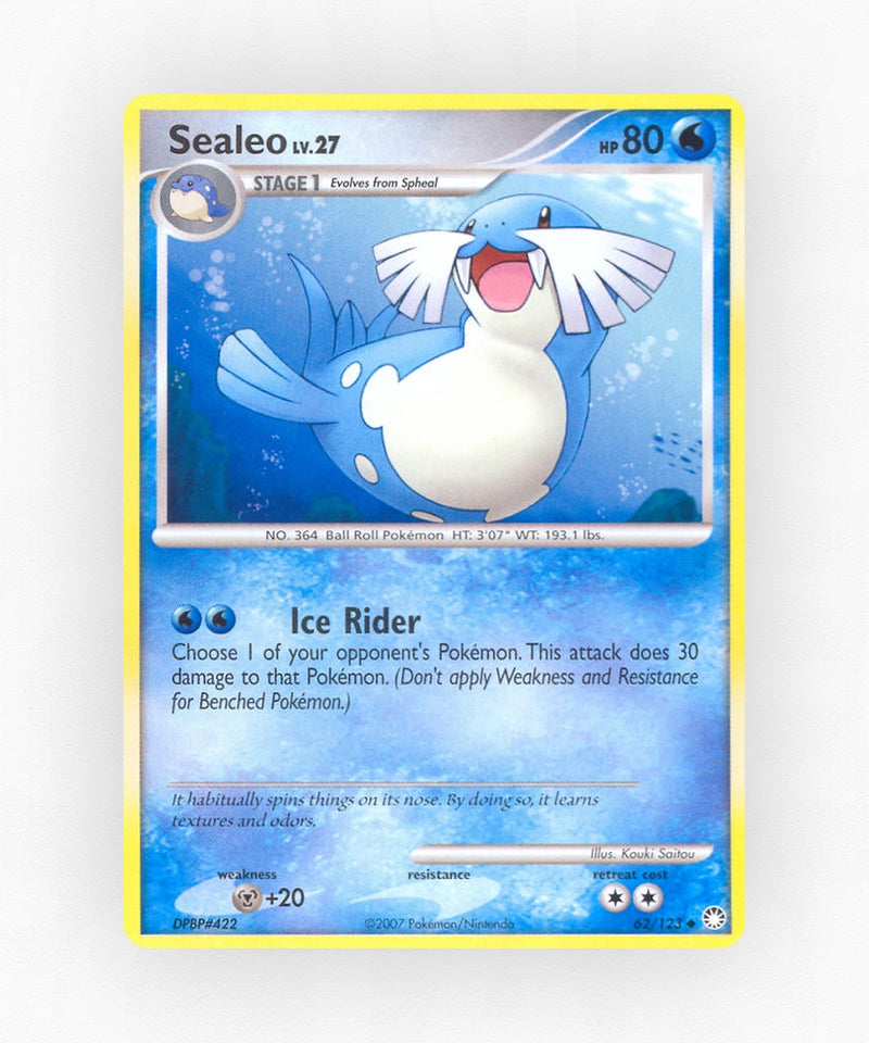 Sealeo - Mysterious Treasures 62/123 (Reverse Holo)