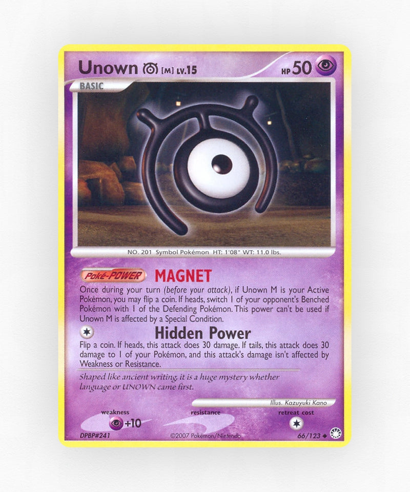 Unown [M] - Mysterious Treasures 66/123 (Non-Holo)